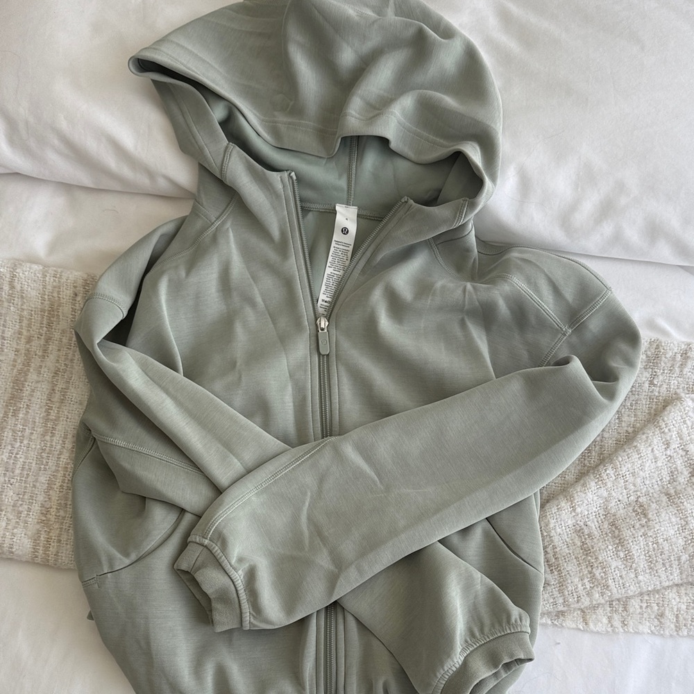 Lululemon Light green Zip-Up Hoodie